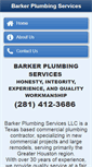 Mobile Screenshot of barkerplumbingservices.com